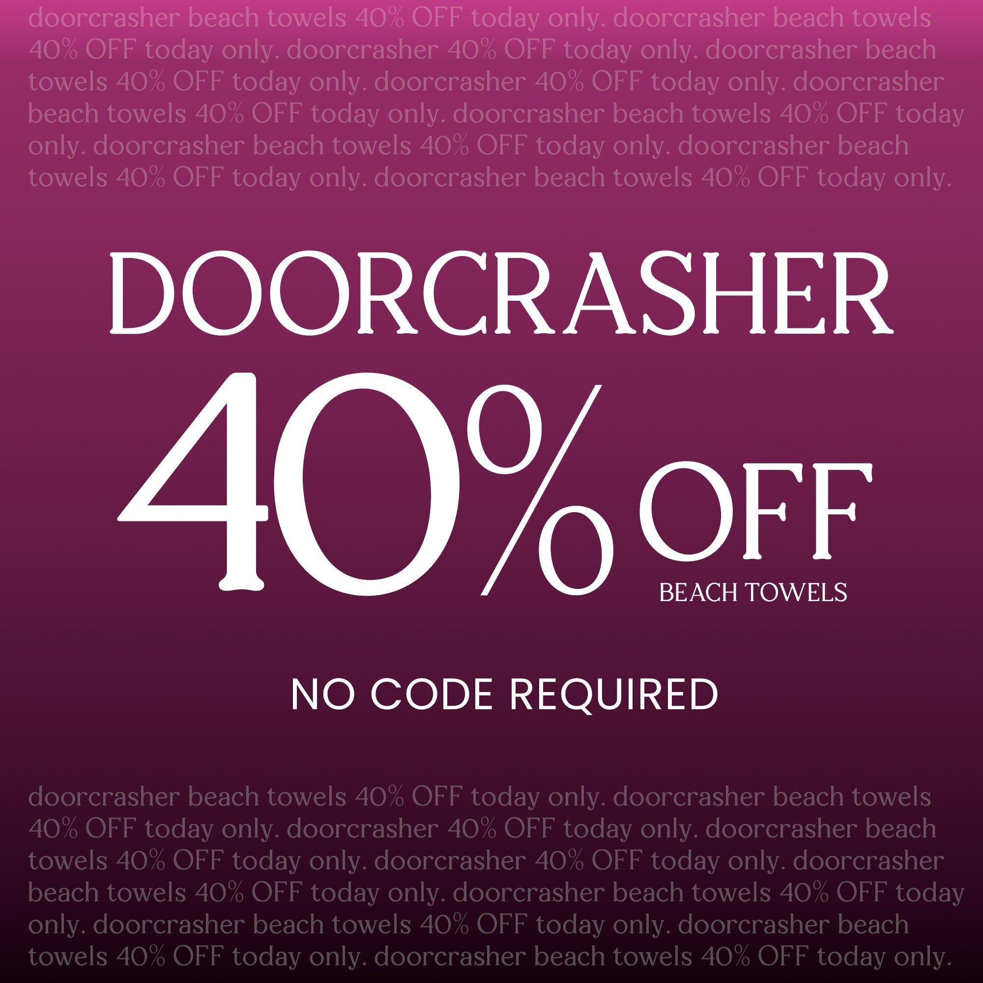 Black Friday DOOR CRASHER