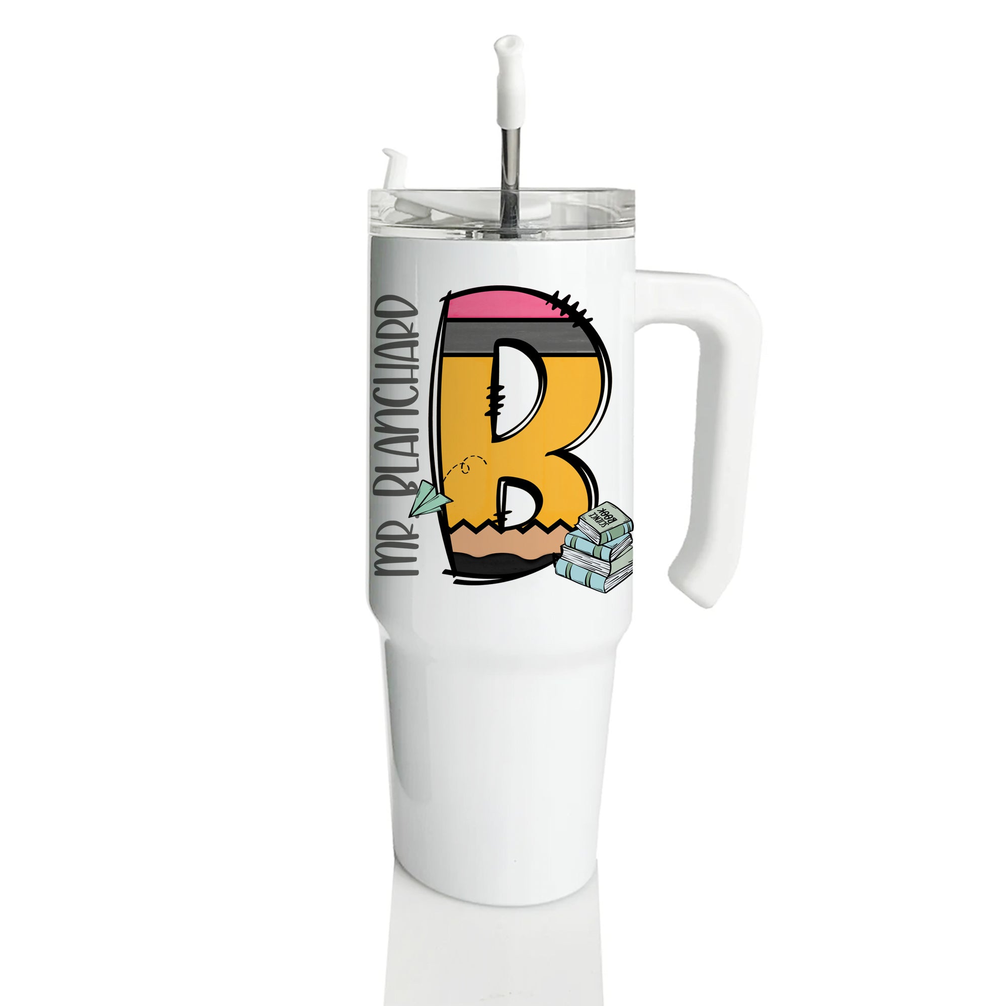 Pencil Letter (Books) - 30 oz GrippyTumbler