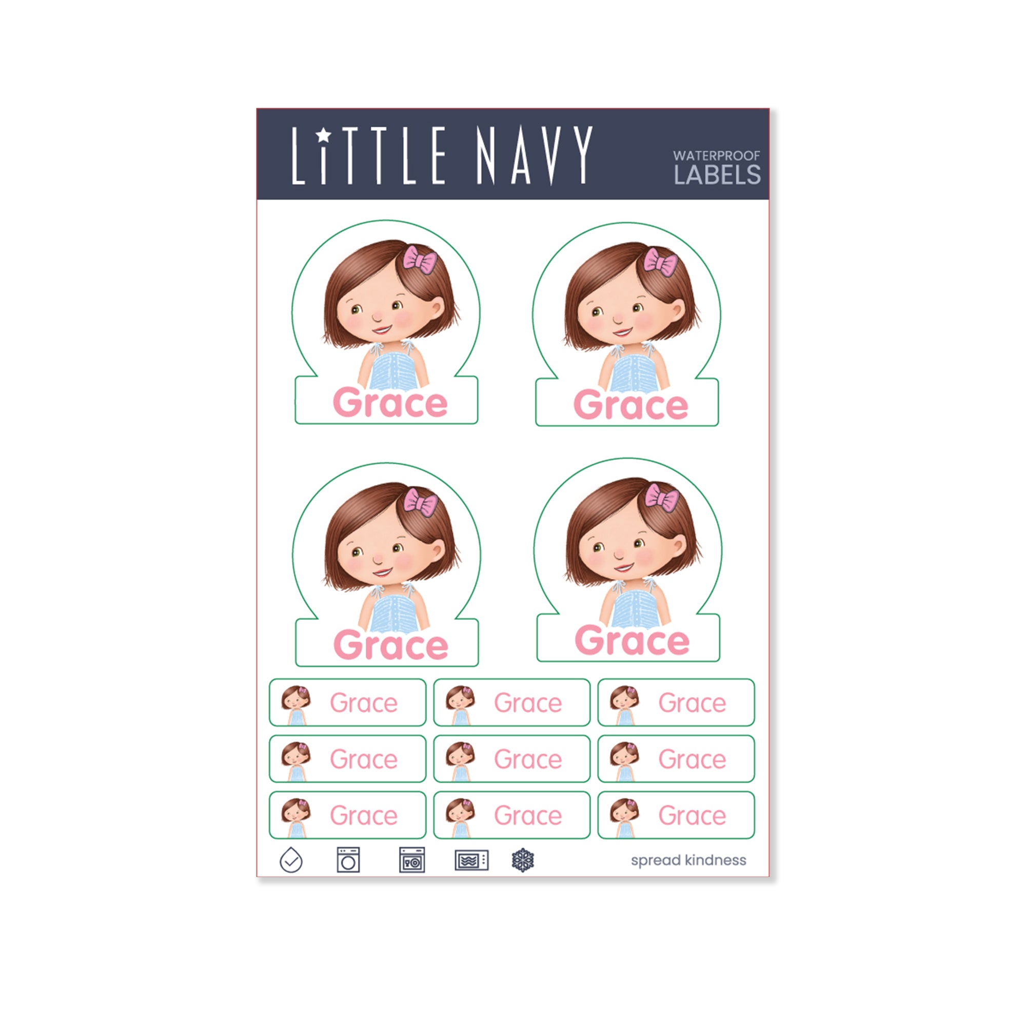 Water bottle Label Pack - LITTLE ME