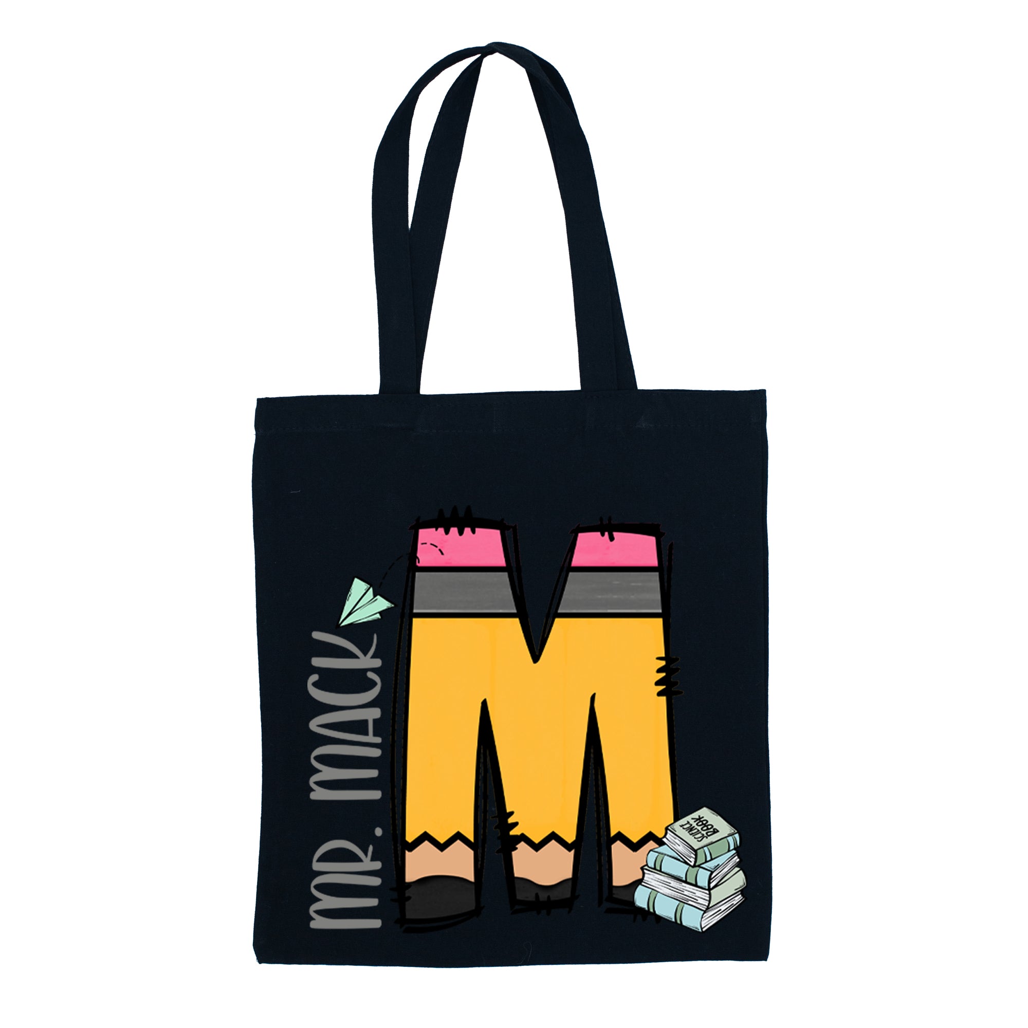 Pencil Letter (Books) - Canvas Tote Bag