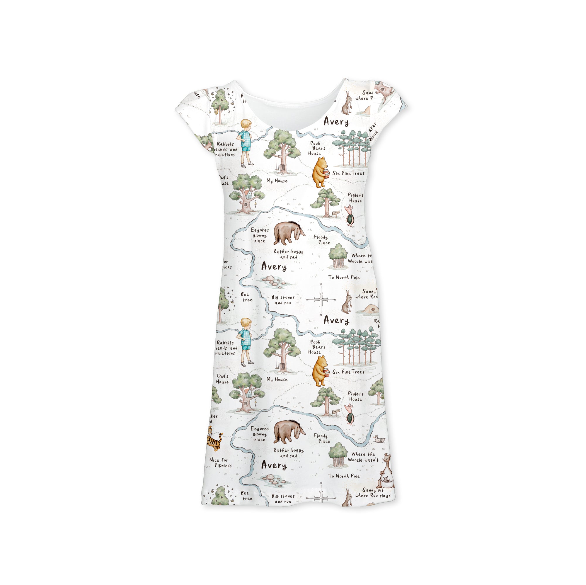 Classic Pooh - Personalized Nightgown