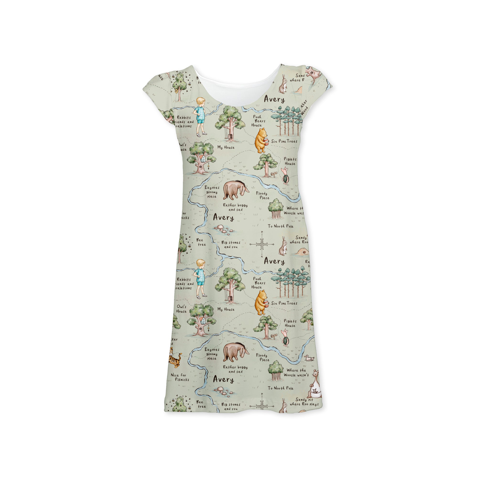 Classic Pooh - Personalized Nightgown