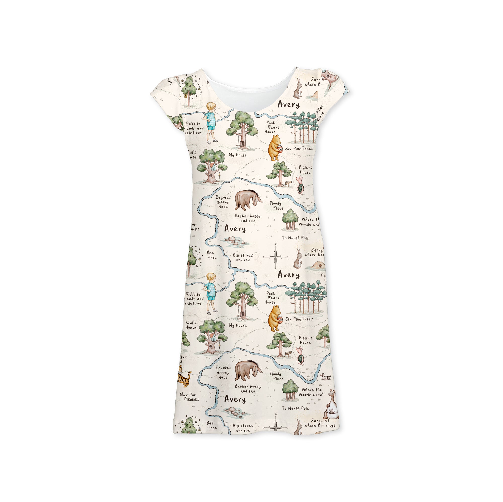 Classic Pooh - Personalized Nightgown