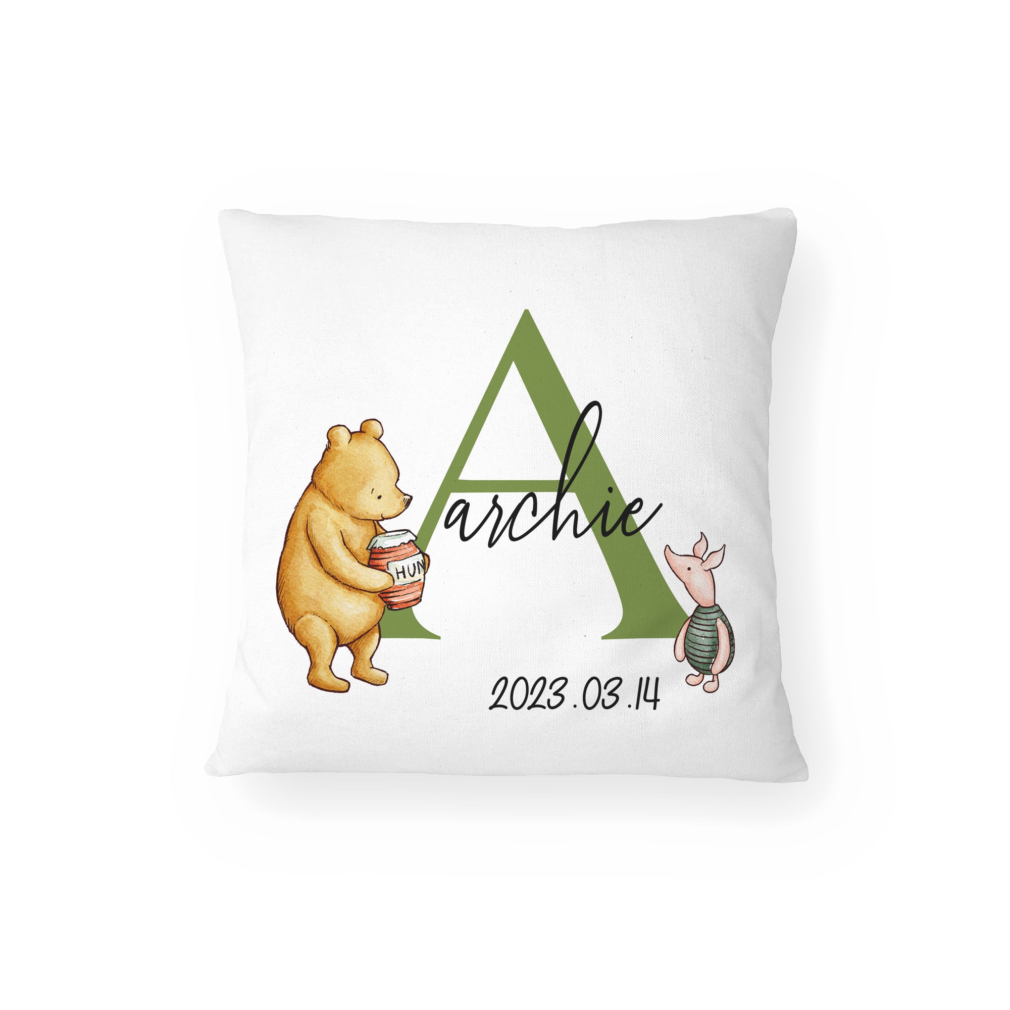 Personalized Decorative Pillow - Classic Pooh