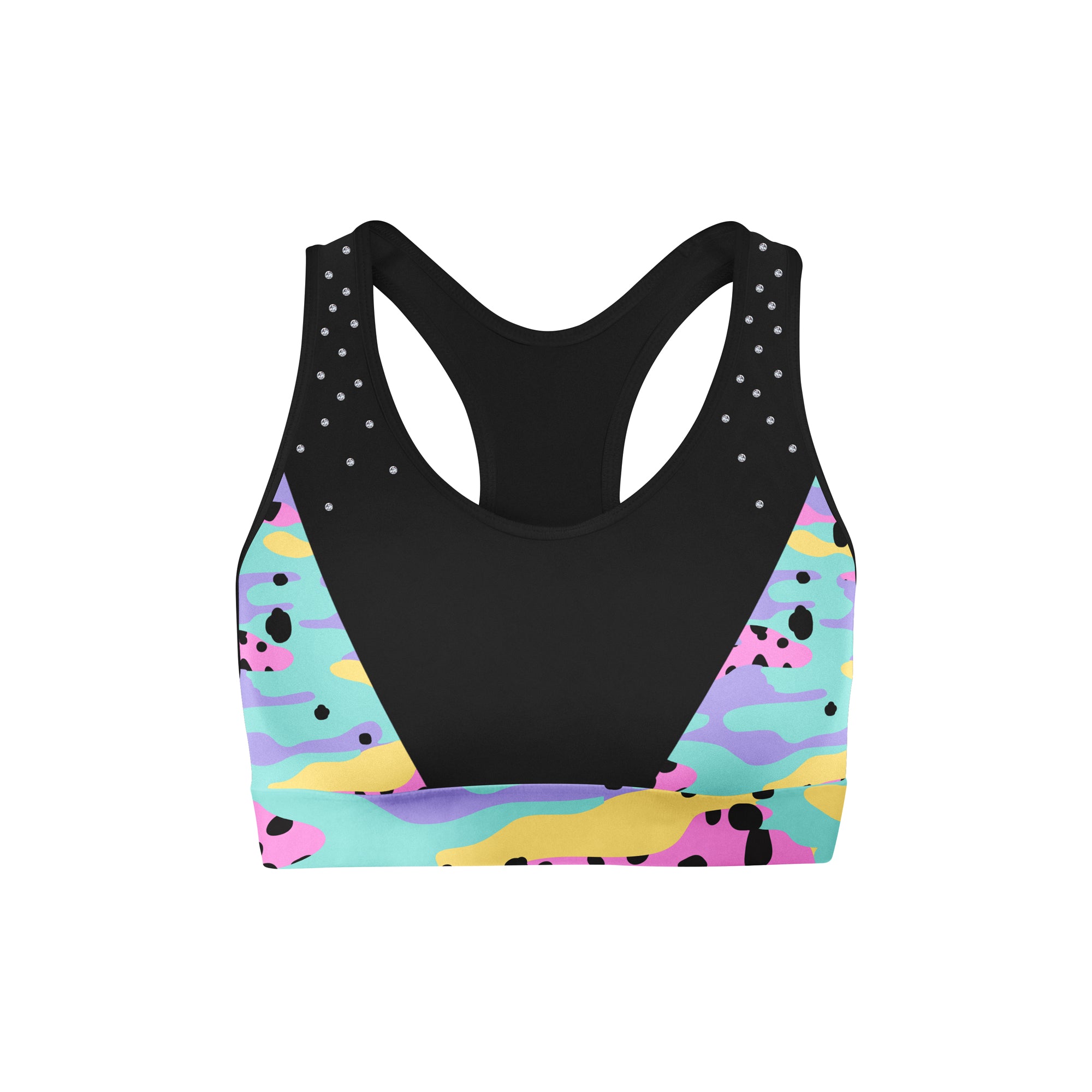 Practice Wear -  Colourful Camo Designer Top