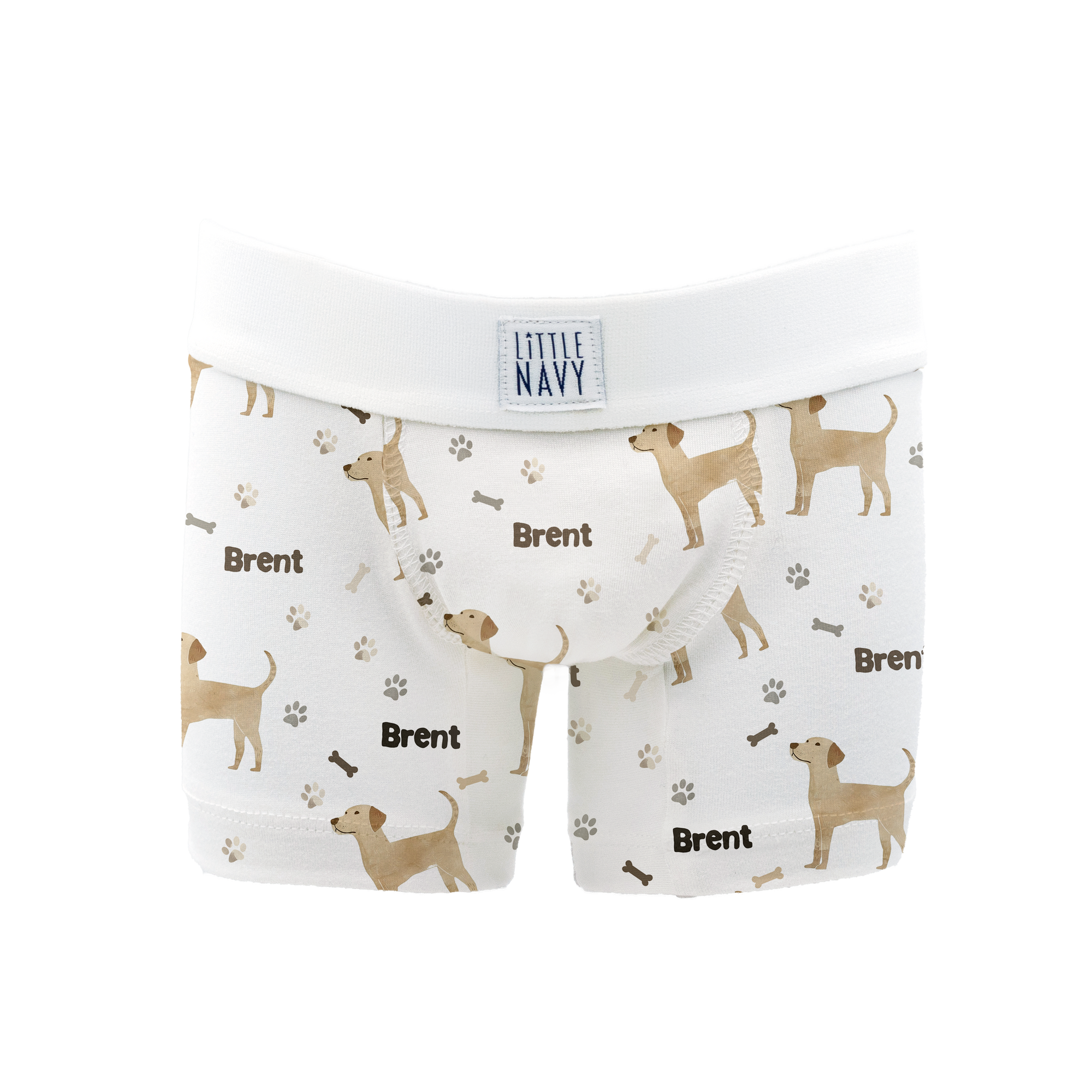 Custom Dog  -Premium Boys Boxer Brief (2 pack) PERSONALIZED