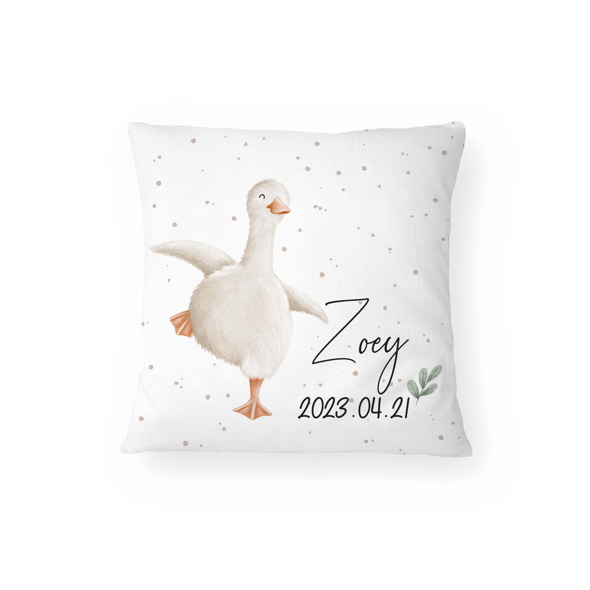 Personalized Decorative Pillow - Wildlife Wonders Goose