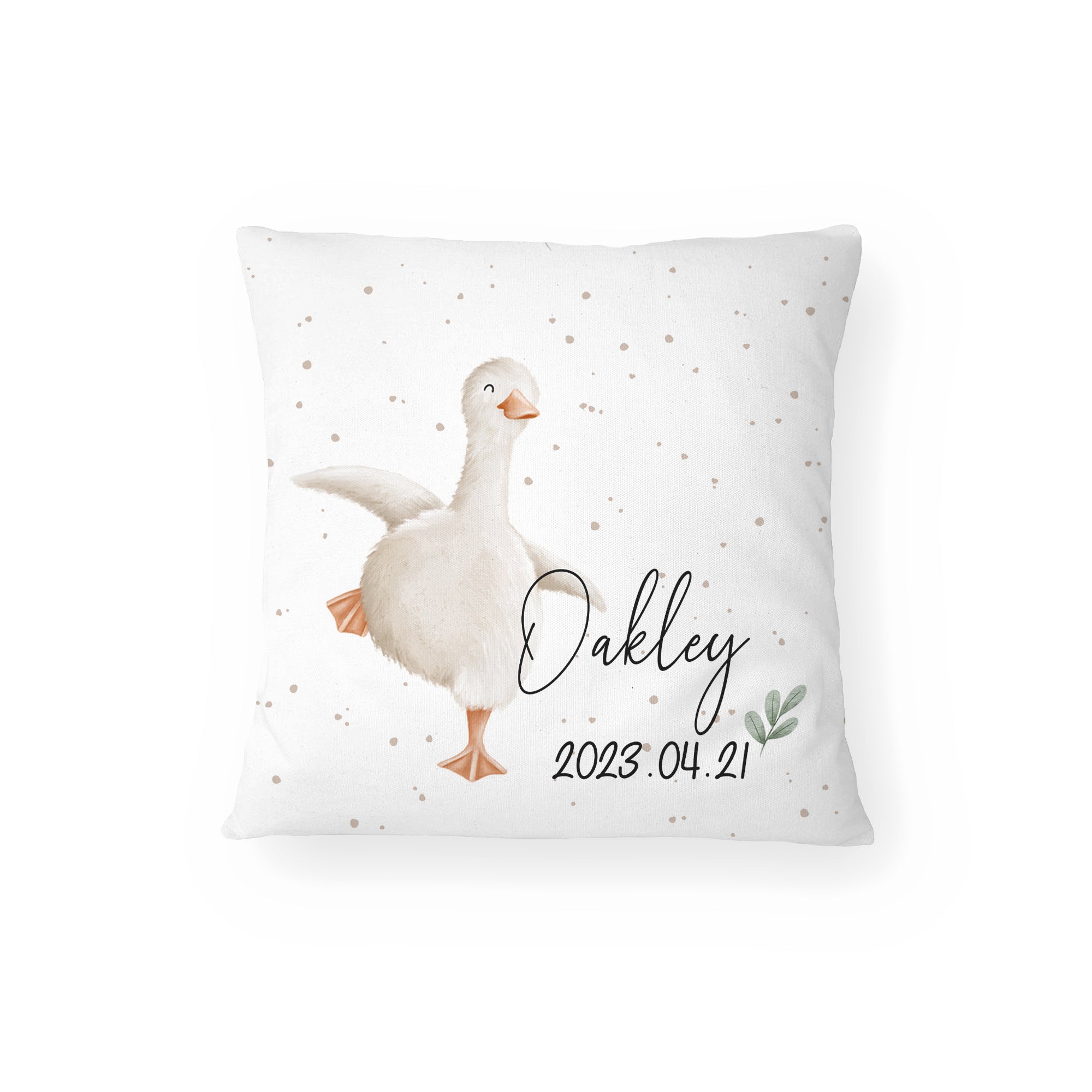 Personalized Decorative Pillow - Wildlife Wonders Goose