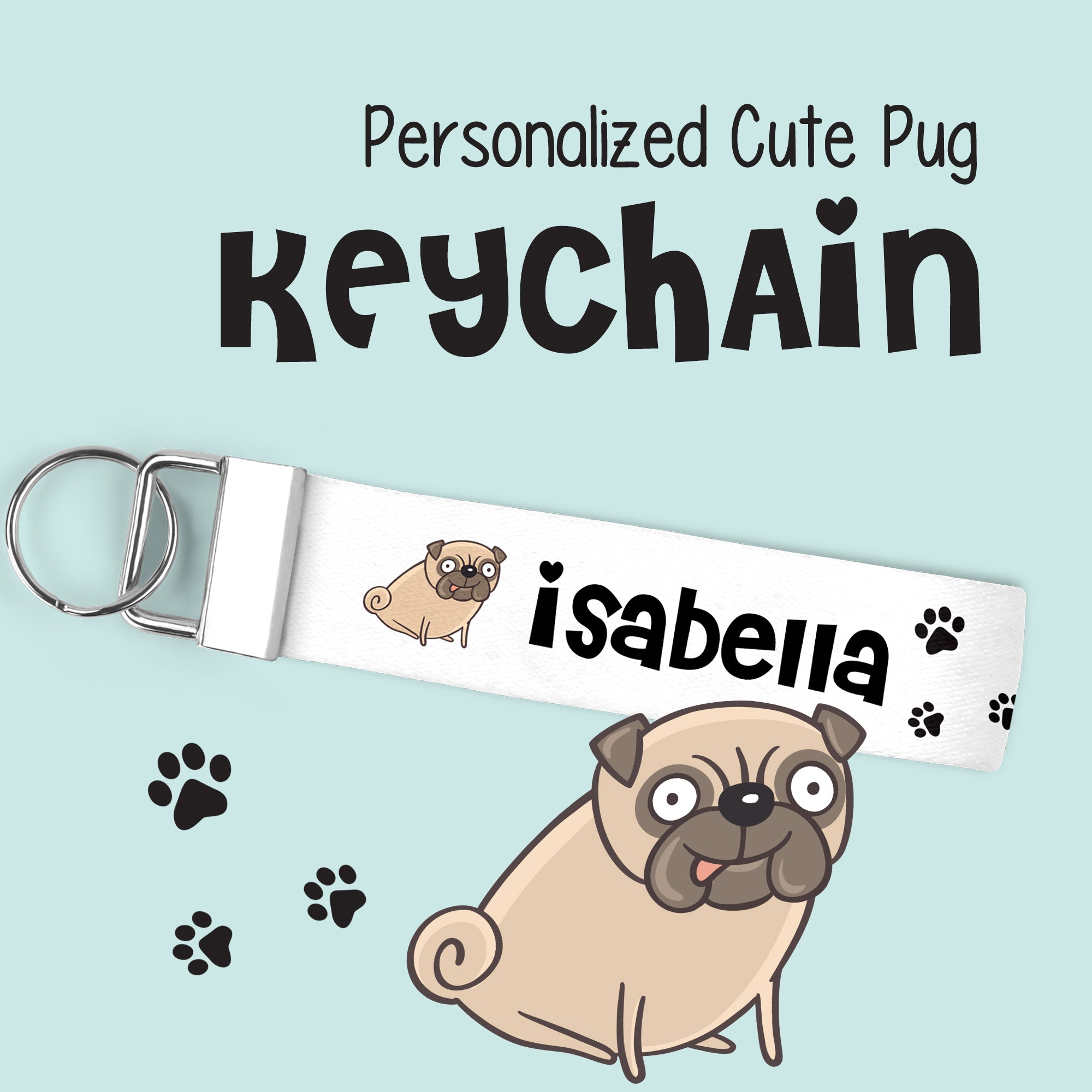 Custom Keychains, Pet Keychains, Face Keychains