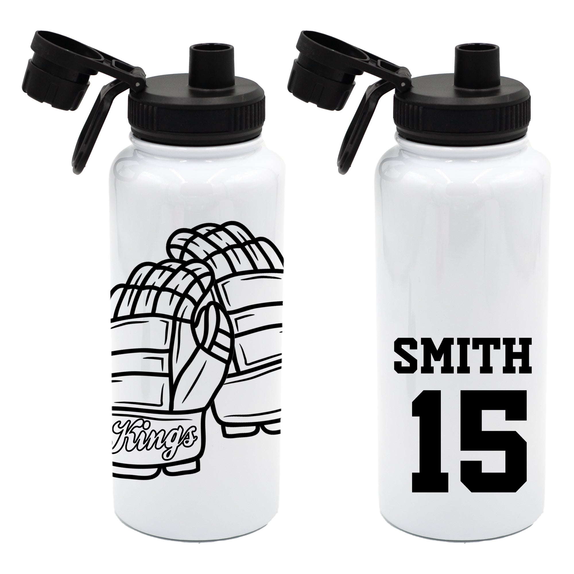 Royal City Kings - Gloves Personalized 32oz Sport Water Bottle