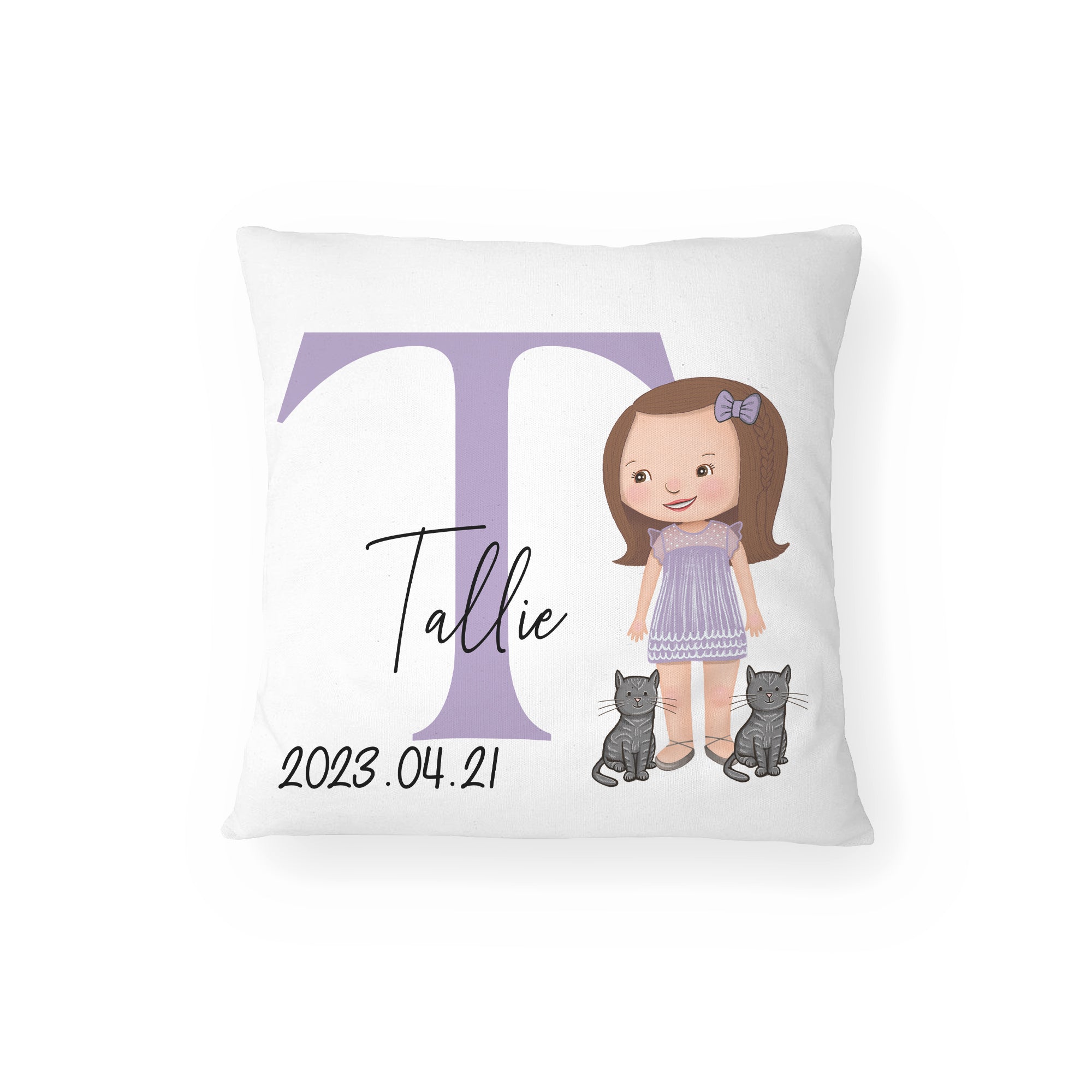 Personalized Decorative Pillow - Little Me