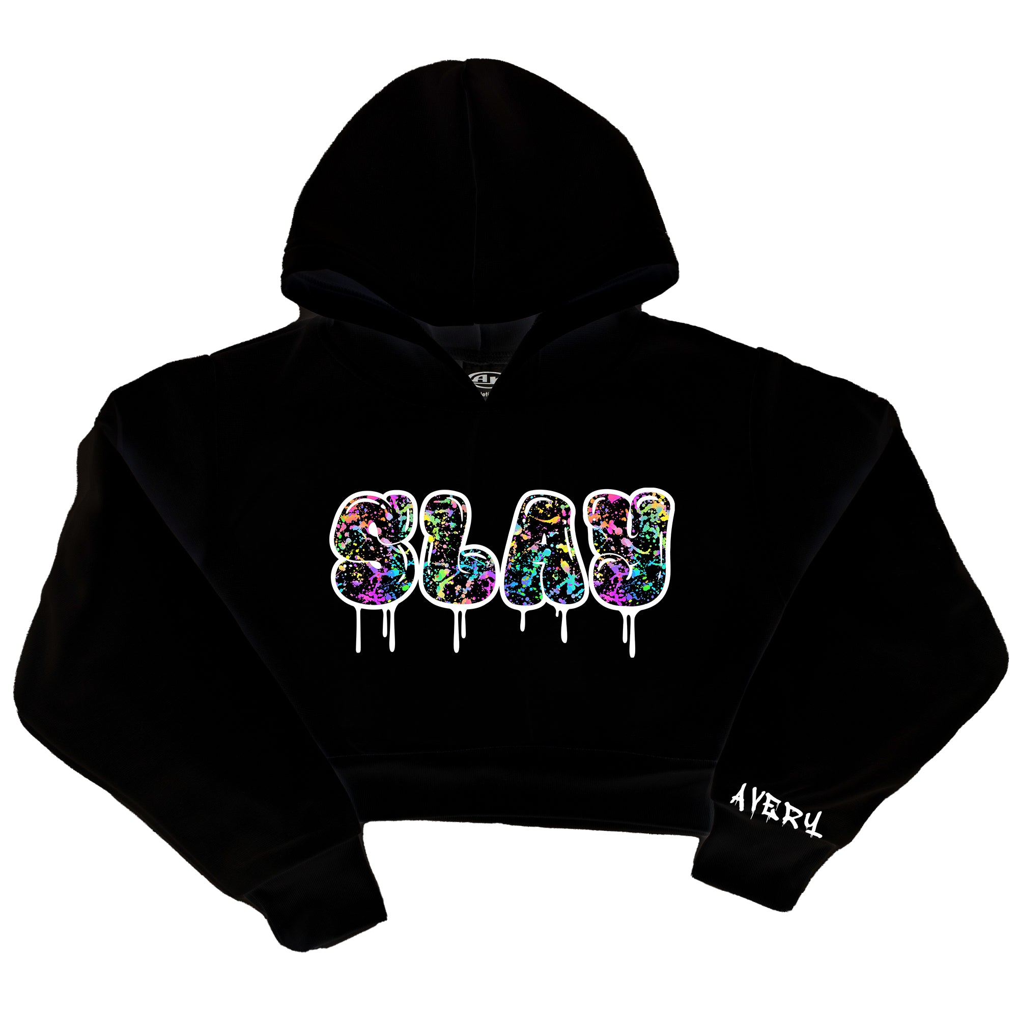 SLAY - Personalized Cropped Hoodie