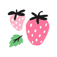 stickylabel_strawberryclump