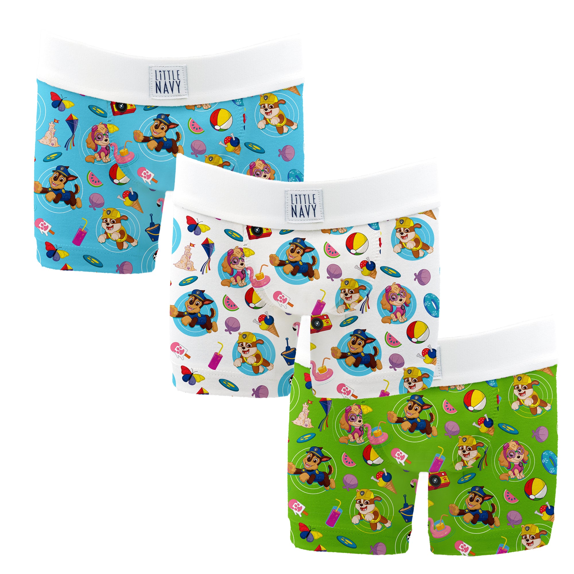 Paw Patrol - Premium Boys Boxer Brief (3 pack) NON-PERSONALIZED GAME O -  Little Navy
