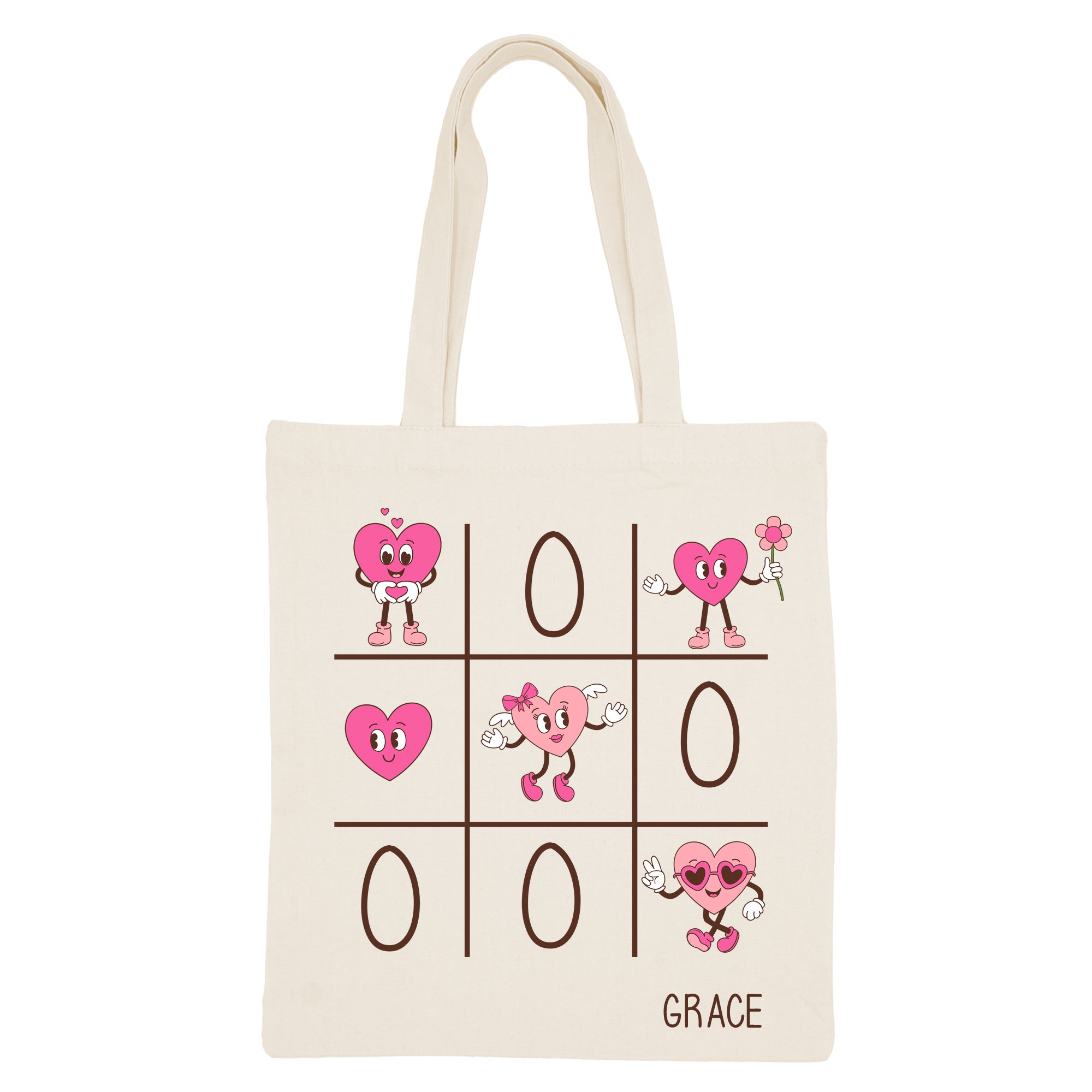 Valentines '25 - Personalized Canvas Tote Bag