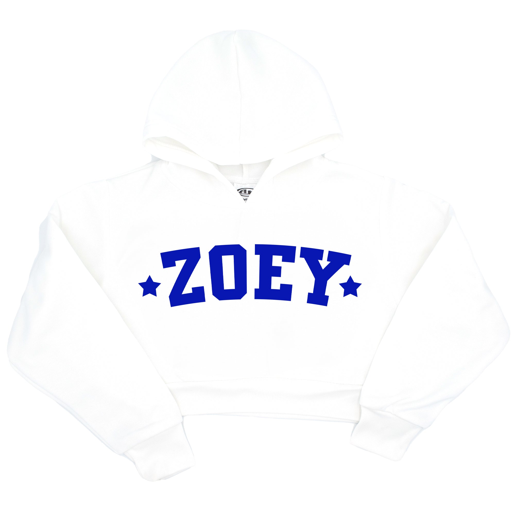 VARSITY - Cropped Hoodie PERSONALIZED