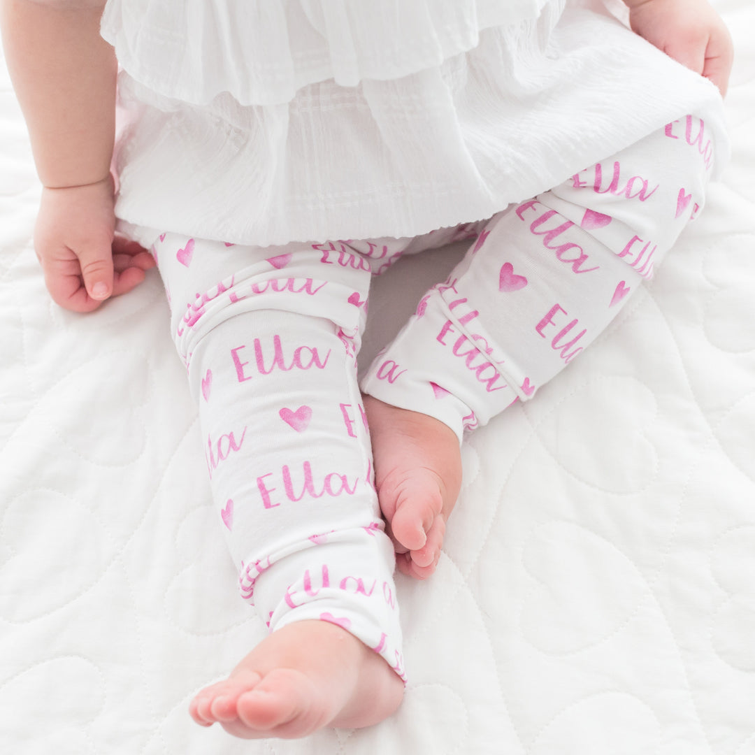 Personalized Leggings - Baby - Little Navy