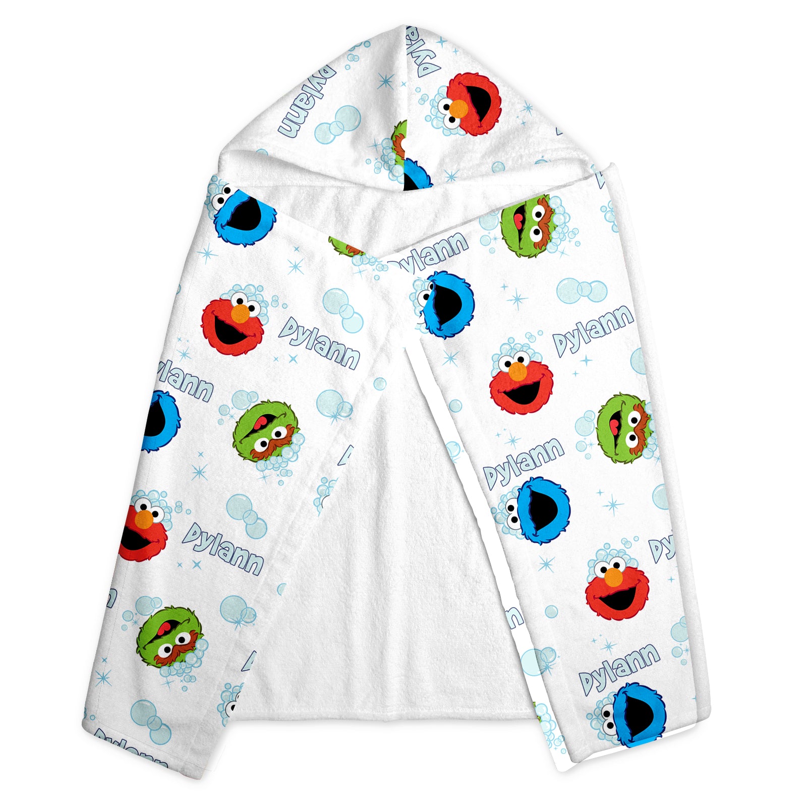 Elmo hooded bath online towel