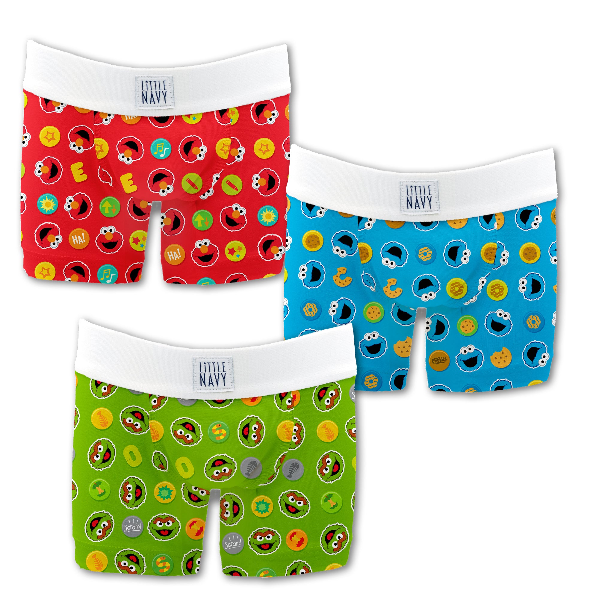 Premium Boys Boxer Brief (3 pack) PERSONALIZED - Little Navy